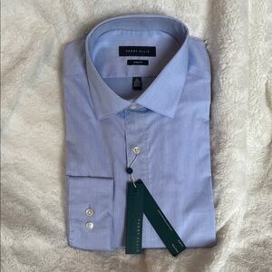 Perry Ellis Men's Light Blue Dress Shirt